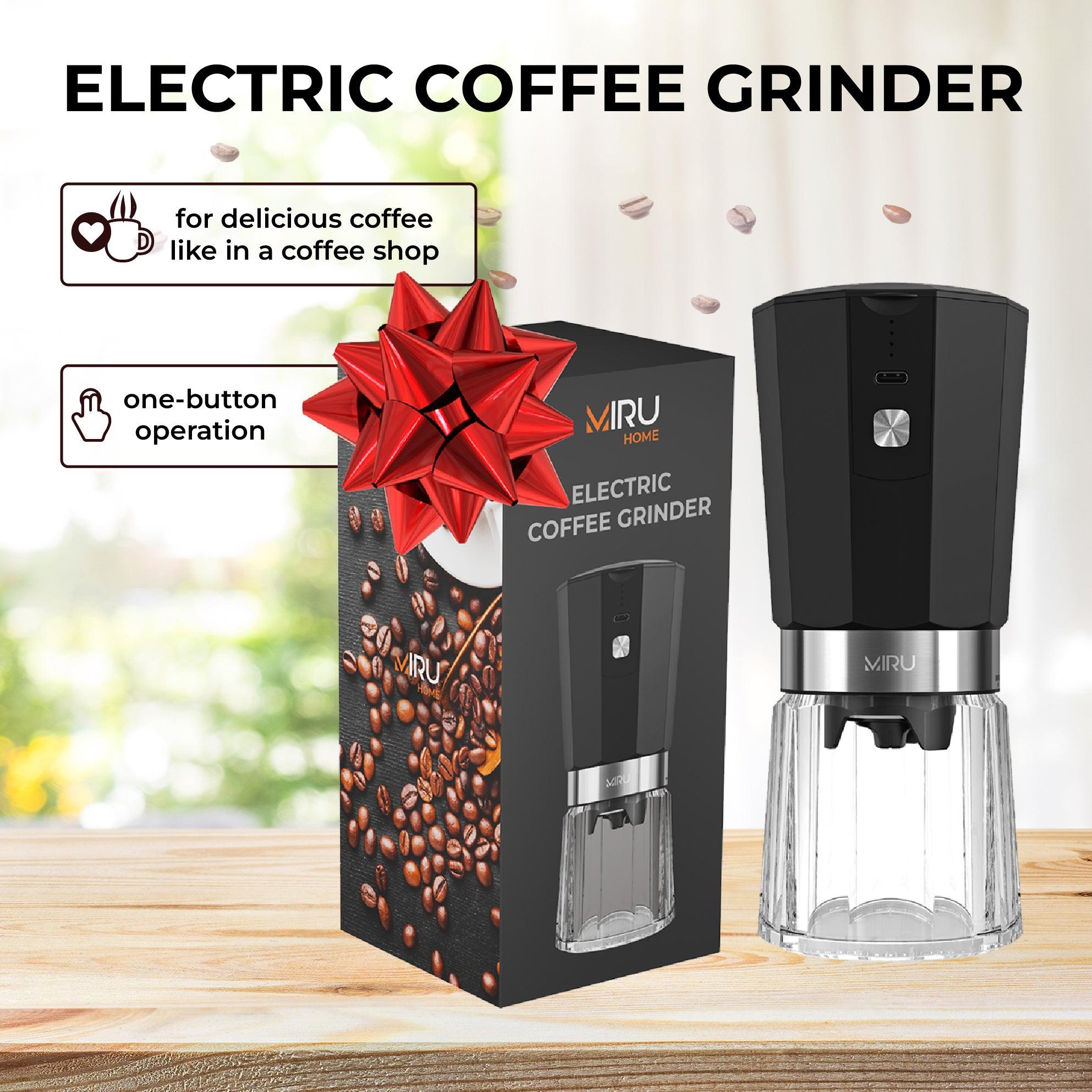 Electric ceramic shop burr coffee grinder