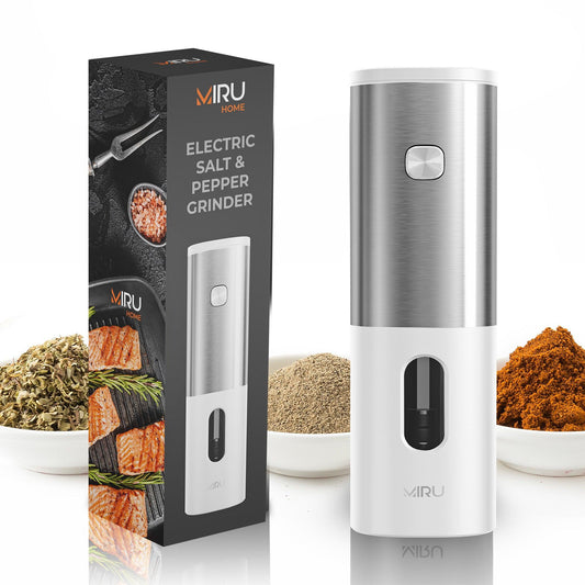 Electric grinder for pepper, salt, and white spices - Miruhome