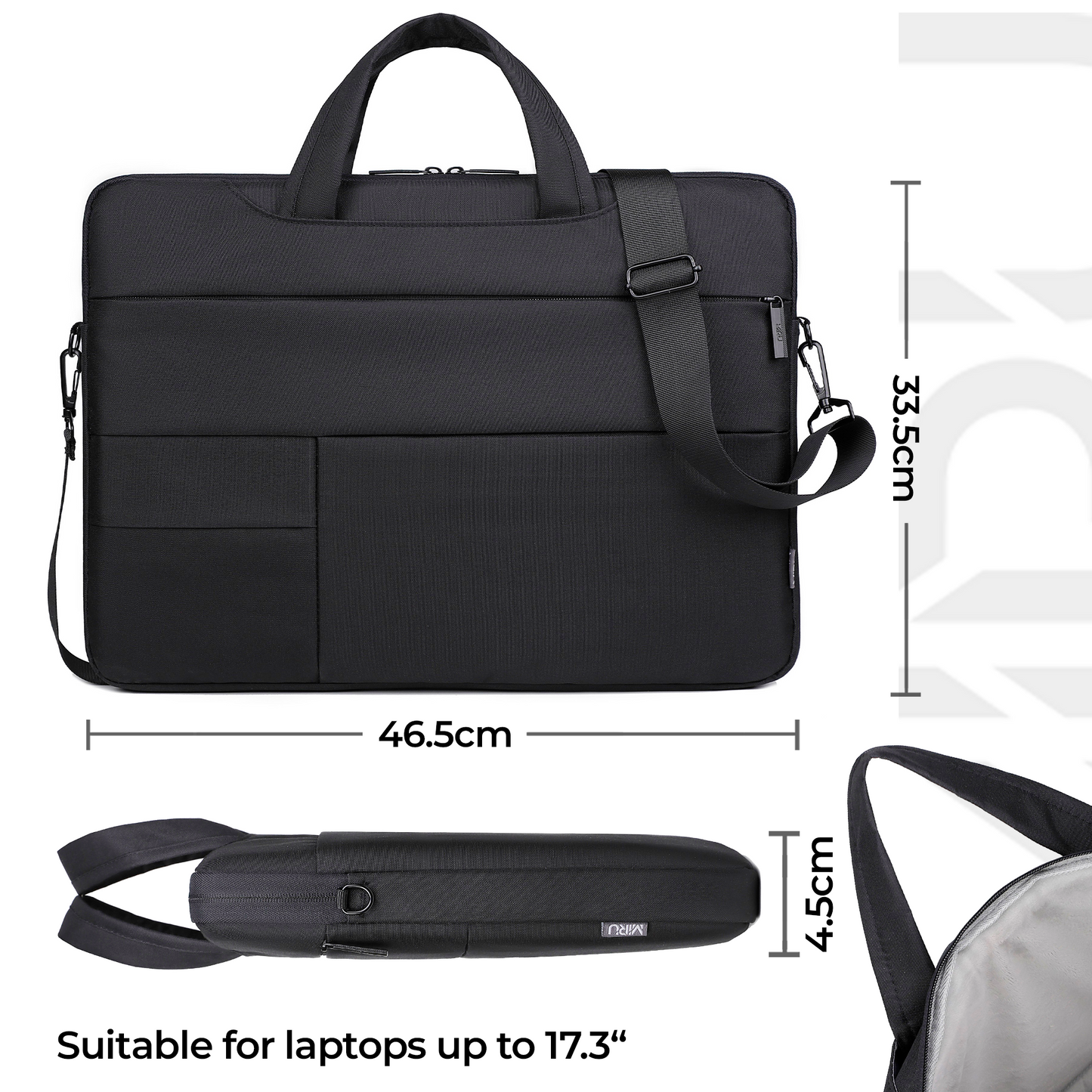 BUSINESS LAPTOP BAG 17 LARGE SHOULDER BAG - Miruhome