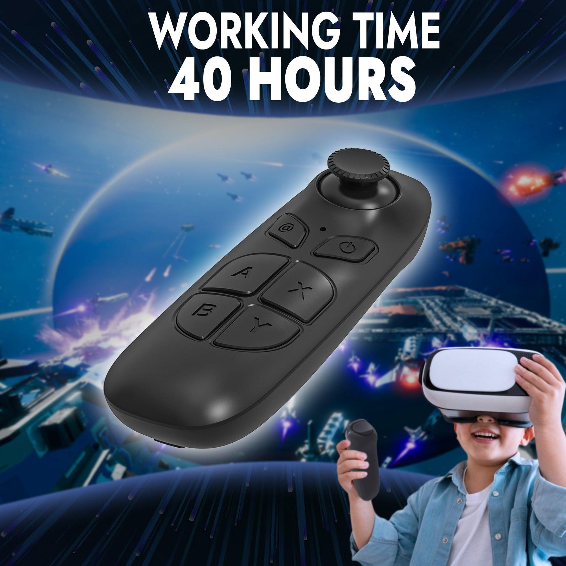 CONTROLLER FOR 3D VR GOGGLE GLASSES BLUETOOTH - Miruhome