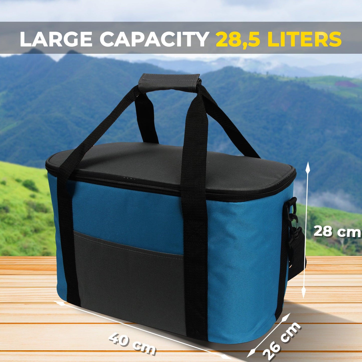 THERMAL BAG FOR FOOD REFRIGERATOR FOR PICNIC 28 L - Miruhome