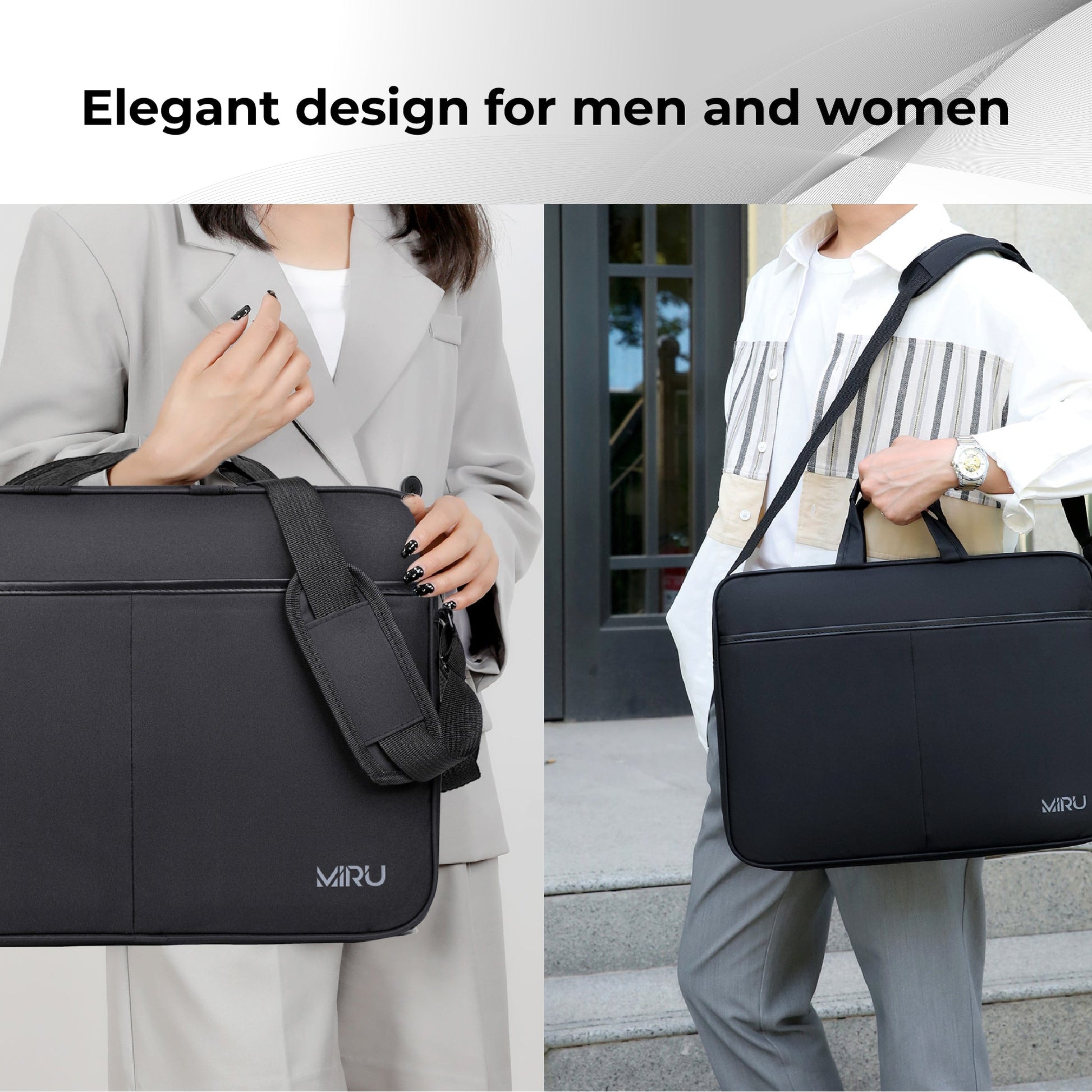 BUSINESS LAPTOP BAG 17.3 SHOULDER Briefcase - Miruhome