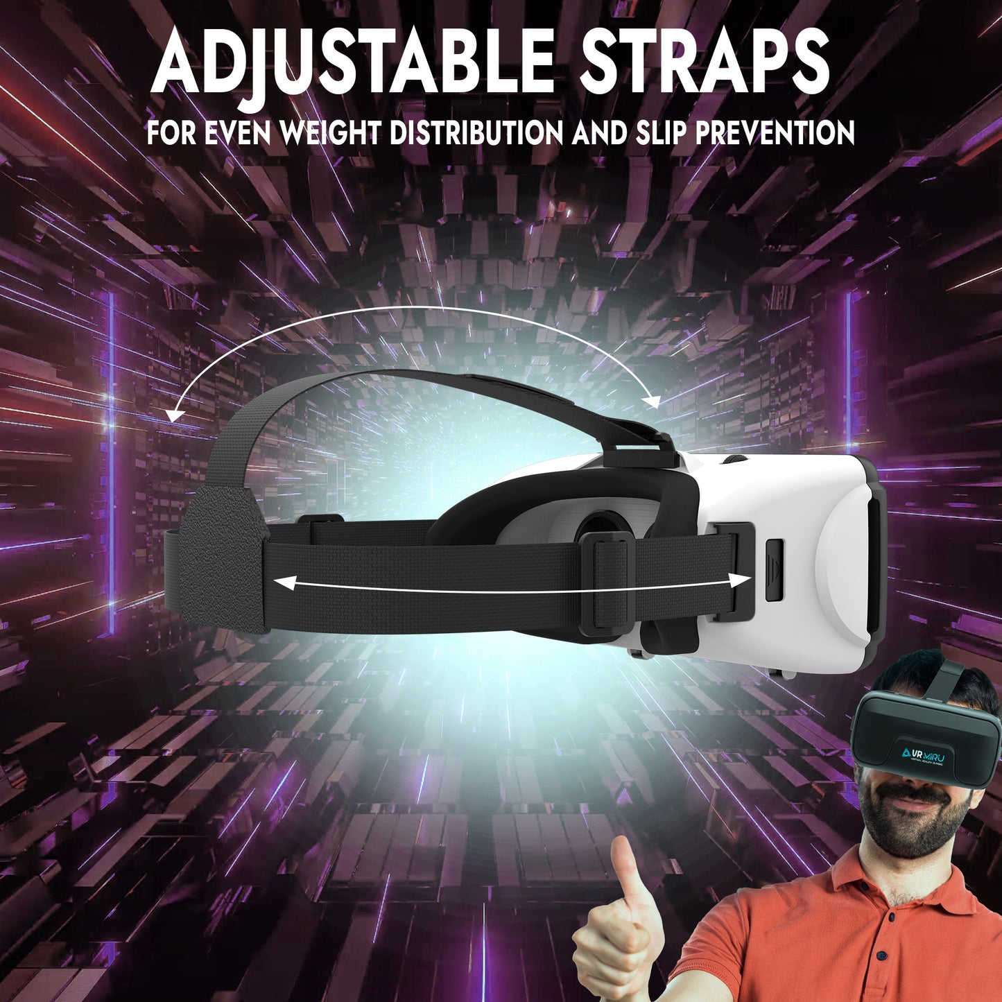 3D Virtual Reality Goggle Glasses for Phone Gaming - Miruhome