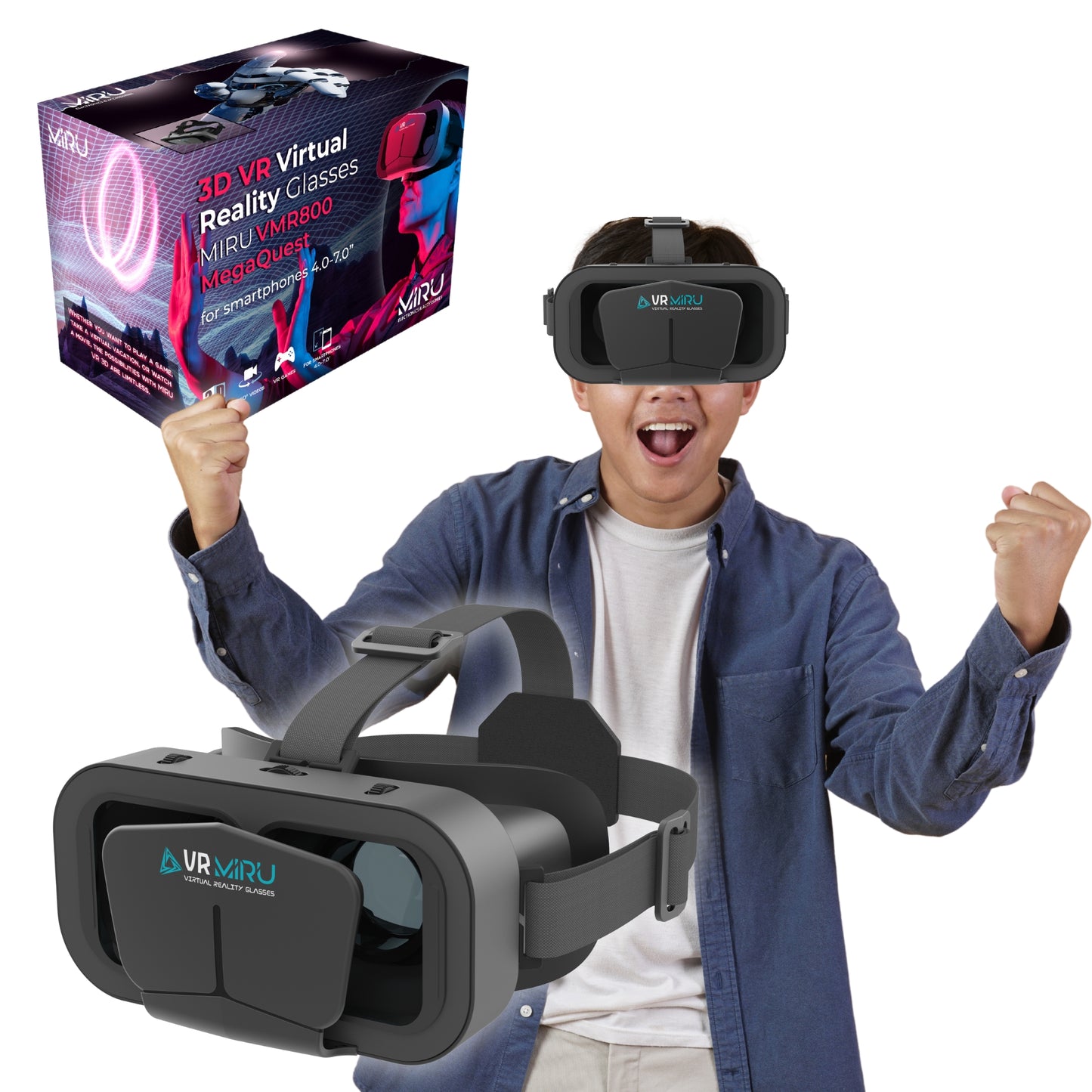 VR-Brille zum Spielen auf Ihrem Telefon VMR800